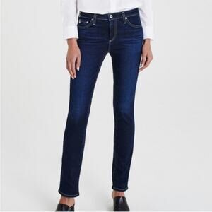 AG Adriano Goldschmied B Type 03 Straight Jeans Body Hugging Mid Rise Size 25